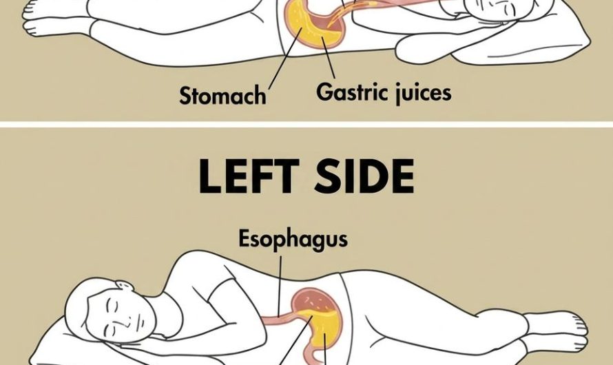 What risks do you run when you sleep on your right side?